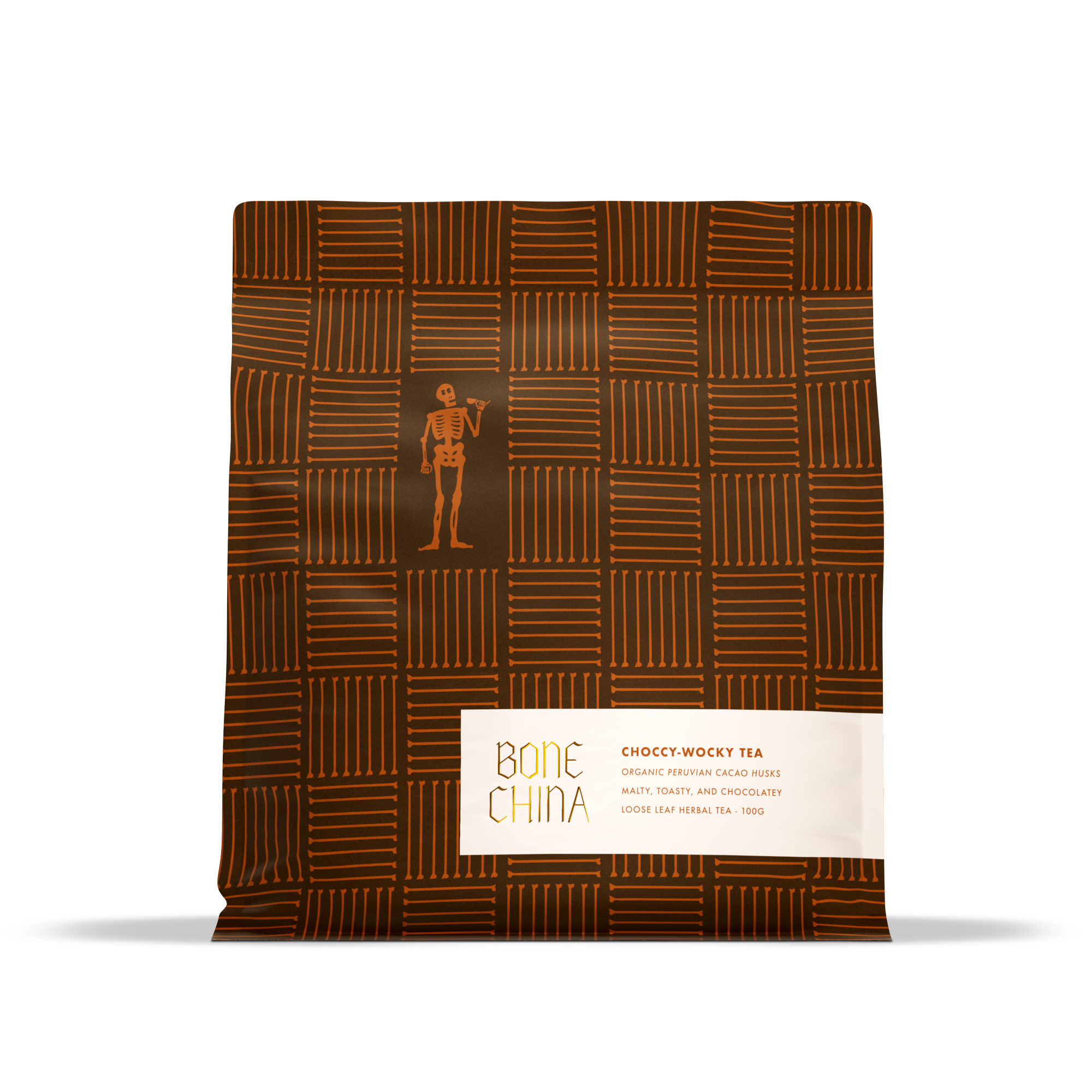 Chocolate Tea – Cacao Husk, Low Caffeine Indulgence | Bone China